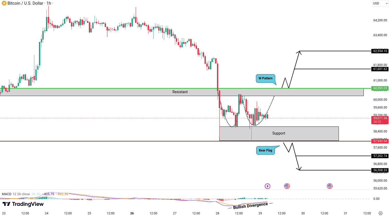 Analiza Bitcoin (BTC)