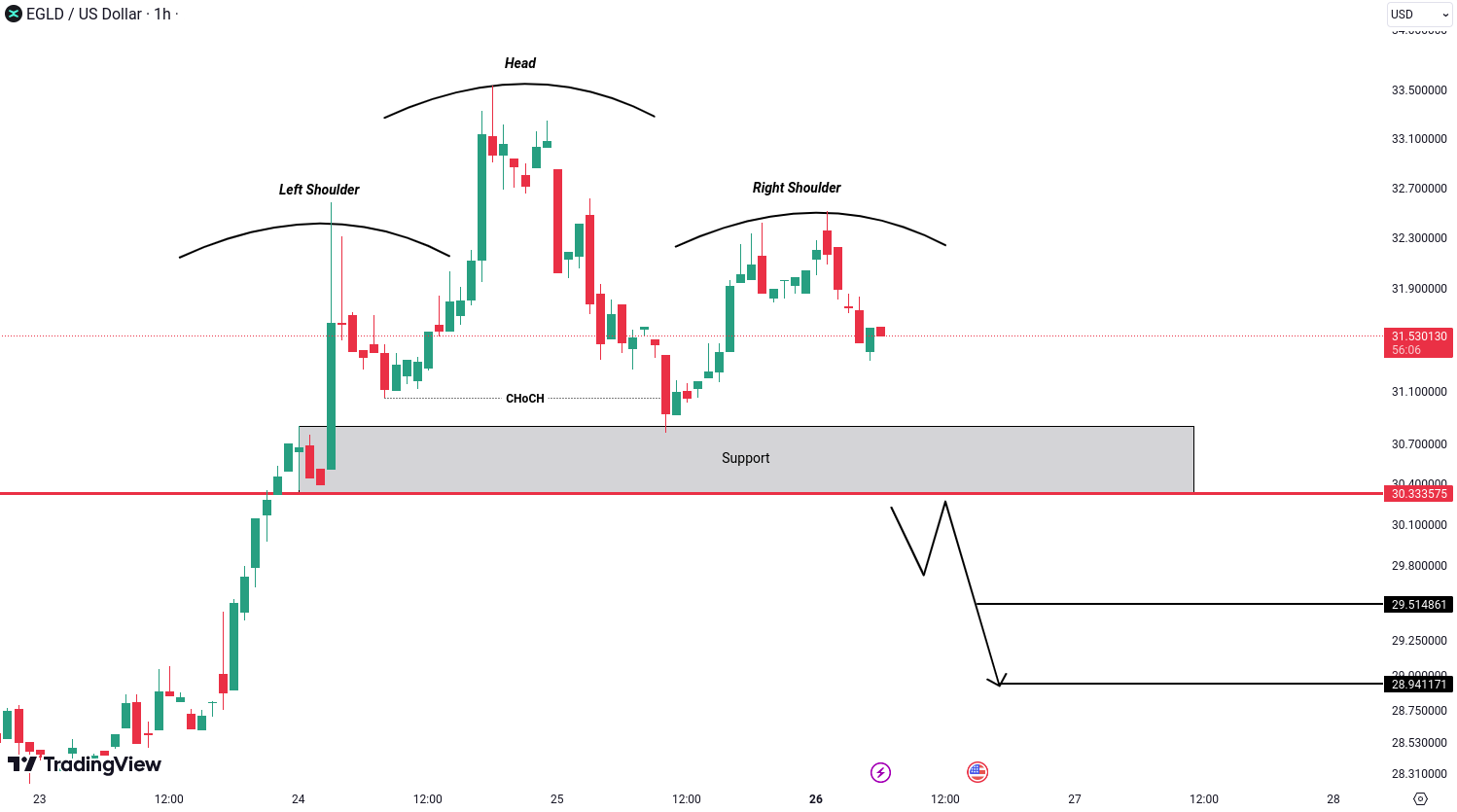 MultiversX (EGLD) Analysis