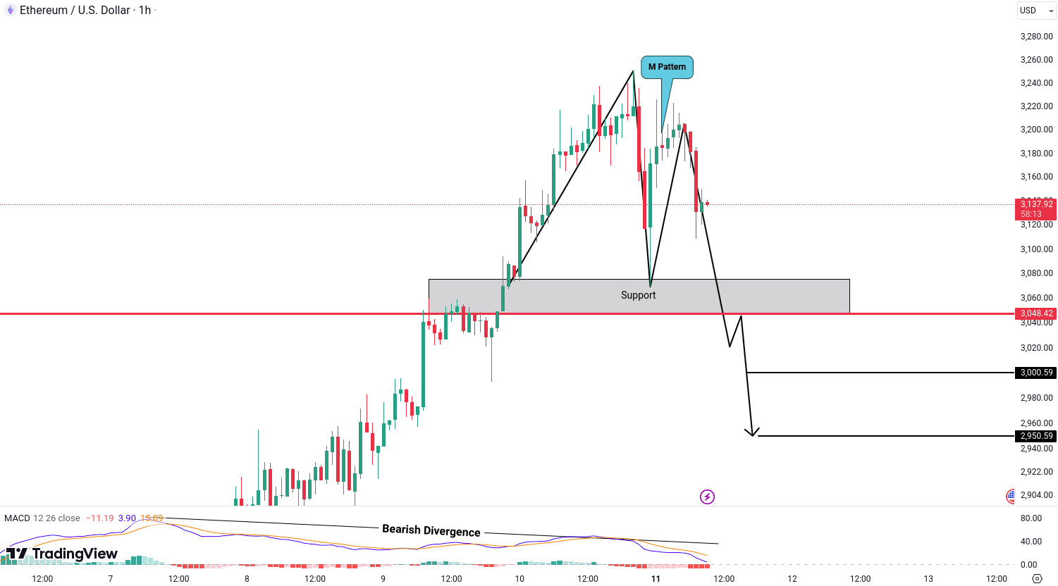 Crypto analysis for BTC, ETH, EGLD, BNB and ADA - November 11, 2024