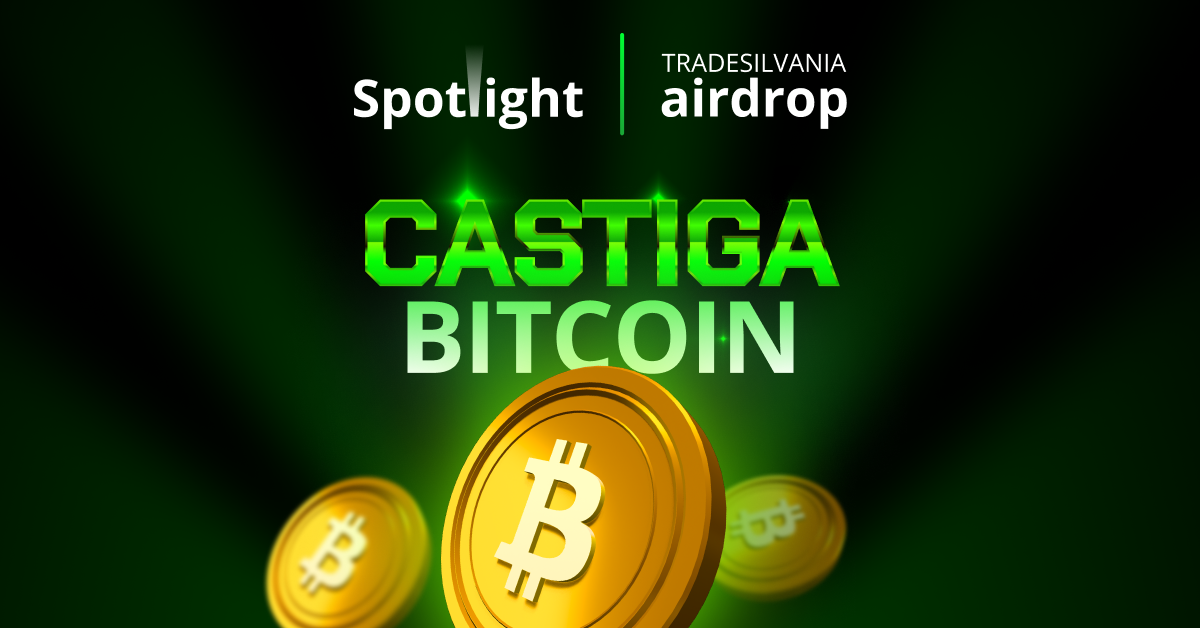 Castiga BTC (Bitcoin) prin Tradesilvania Spotlight!