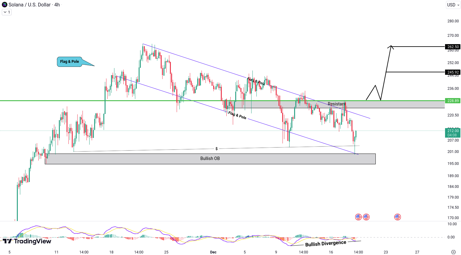 Crypto analysis for BTC, ETH, SOL, ADA and PEPE - December 19, 2024