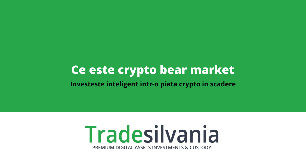 Ce este un bear market si cum sa investesti inteligent intr-o piata crypto in scadere
