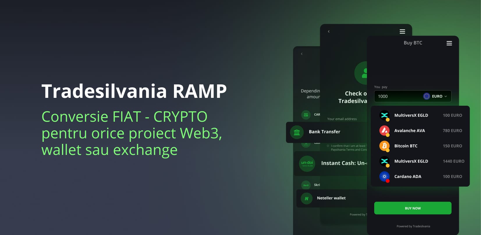 Tradesilvania RAMP, cel mai rapid mod de a atrage noi fonduri in proiectul tau crypto Web3