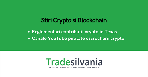 Știri crypto & blockchain - Comisia de etică din Texas caută o regulă pro-crypto pentru contribuțiile politice - Canale YouTube piratate și redenumite pentru a transmite în direct escrocherii crypto – 04-01-2022