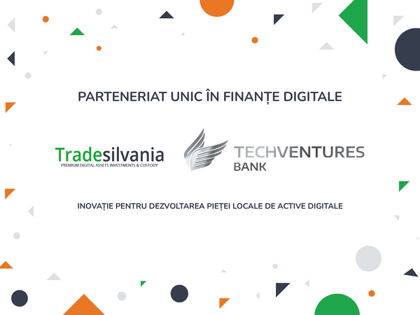 Tradesilvania.com și TechVentures Bank încheie un parteneriat inovator pentru dezvoltarea pieței locale de active digitale