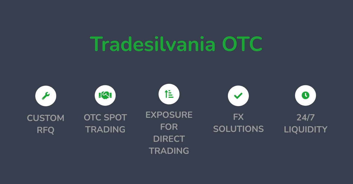 Tradesilvania OTC: 2000 de criptomonede, settlement post tranzactie, la volum si cotatii  preferentiale