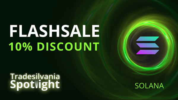 Buy SOL at a 10% discount with Tradesilvania Spotlight FlashSale