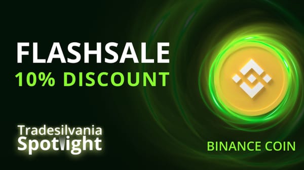 Buy BNB at a 10% discount with Tradesilvania Spotlight FlashSale