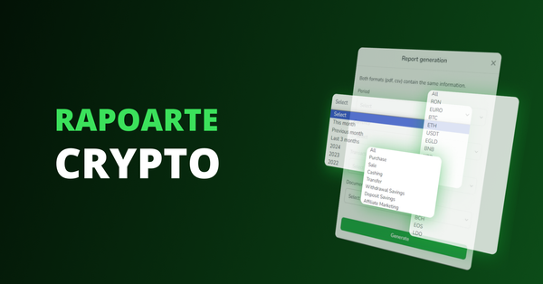 Rapoarte tranzactionale crypto instant pe Tradesilvania