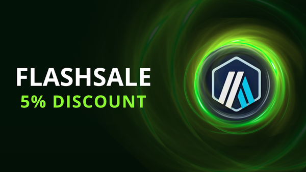 Buy Arbitrum (ARB) at 5% discount with Tradesilvania FlashSale Marathon!