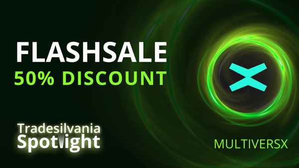 Buy MultiversX (EGLD) at 50% discount with Tradesilvania FlashSale Marathon!