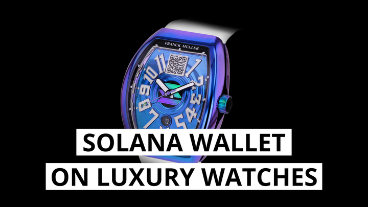 Solana Wallet on Your Wrist Franck Muller's Latest Luxury Release