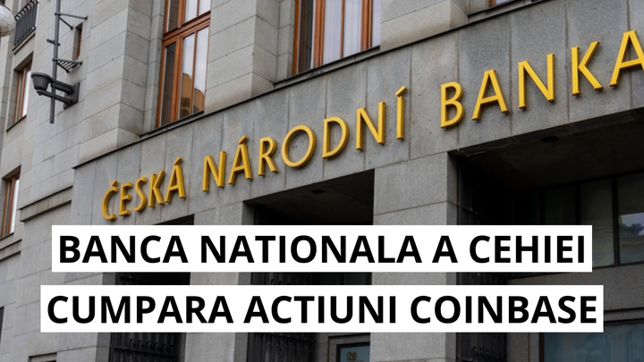 Banca Nationala a Cehiei Primele actiuni cripto in portofoliu