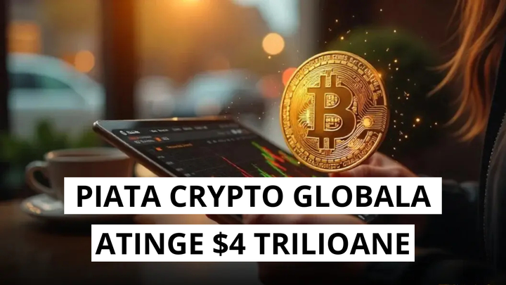 Prag record Criptomonedele valoreaza acum peste 4 trilioane USD