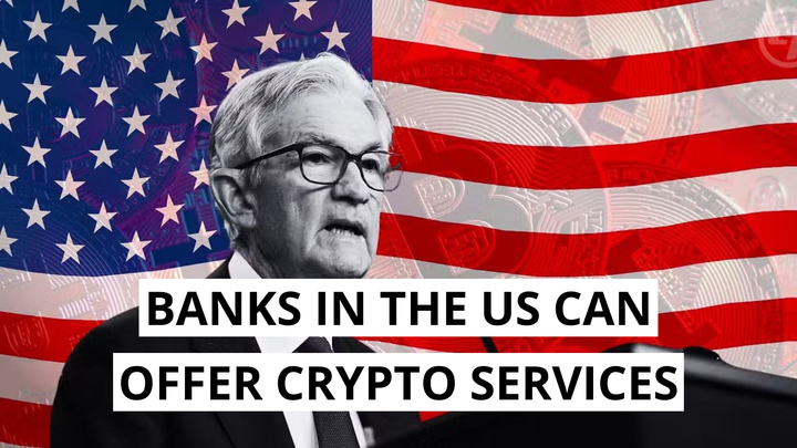 Fed Chair Banks Free to Work With Crypto Firms